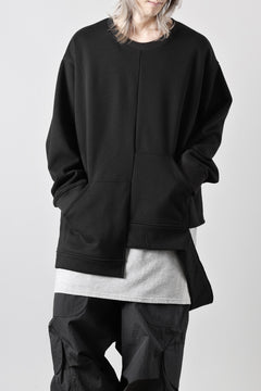 画像をギャラリービューアに読み込む, A.F ARTEFACT BOMBERHEAT® ASYMMETRY LOOP HEM TOPS (BLACK)