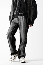 Load image into Gallery viewer, Feng Chen Wang RAW EDGE PATCHWORK TROUSERS (BLACK)