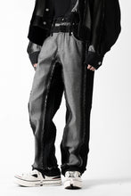 Load image into Gallery viewer, Feng Chen Wang RAW EDGE PATCHWORK TROUSERS (BLACK)