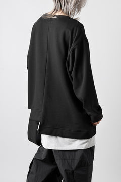 画像をギャラリービューアに読み込む, A.F ARTEFACT BOMBERHEAT® ASYMMETRY LOOP HEM TOPS (BLACK)