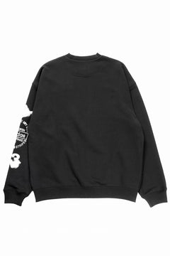画像をギャラリービューアに読み込む, Y-3 Yohji Yamamoto GRAPHIC CREW SWEAT (BLACK)