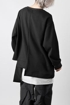画像をギャラリービューアに読み込む, A.F ARTEFACT BOMBERHEAT® ASYMMETRY LOOP HEM TOPS (BLACK)