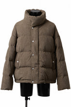 画像をギャラリービューアに読み込む, A.F ARTEFACT HIGH NECK DOWN JACKET / CORDUROY (BROWN)