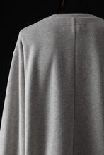画像をギャラリービューアに読み込む, A.F ARTEFACT ASYMMETRY LOOP HEM TOP / COPE KNIT JERSEY (LIGHT GREY)