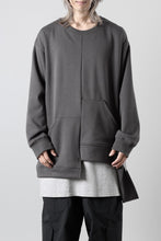 画像をギャラリービューアに読み込む, A.F ARTEFACT BOMBERHEAT® ASYMMETRY LOOP HEM TOPS (DARK GREY)