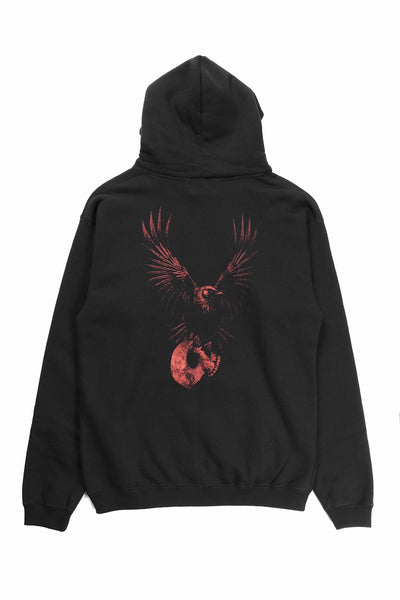 Y's for men x MASSES SWEAT HOODIE / PRINT B (BLACK)