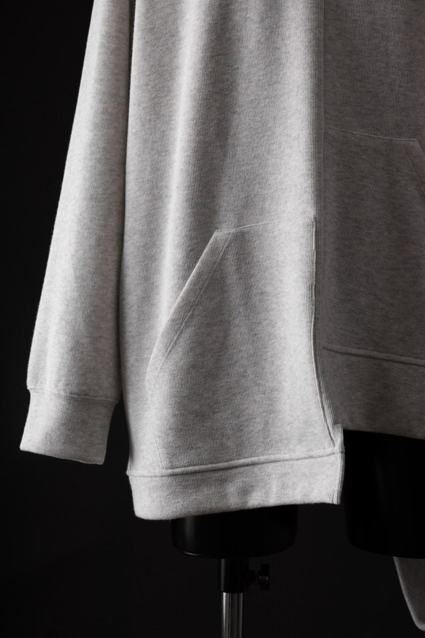画像をギャラリービューアに読み込む, A.F ARTEFACT ASYMMETRY LOOP HEM TOP / COPE KNIT JERSEY (LIGHT GREY)