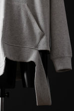 画像をギャラリービューアに読み込む, A.F ARTEFACT ASYMMETRY LOOP HEM TOP / COPE KNIT JERSEY (LIGHT GREY)