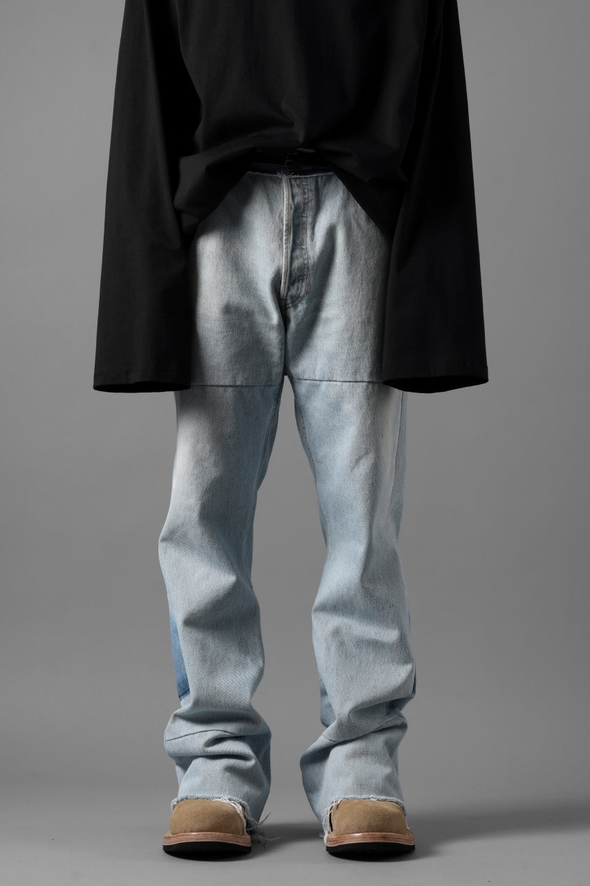 画像をギャラリービューアに読み込む, READYMADE DENIM PANTS - FLARE / (BLUE #C)