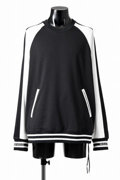 画像をギャラリービューアに読み込む, MASTERMIND WORLD SOUVENIR SWEATSHIRT / REGULAR FIT (BLACK x WHITE)
