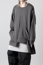 画像をギャラリービューアに読み込む, A.F ARTEFACT BOMBERHEAT® ASYMMETRY LOOP HEM TOPS (DARK GREY)