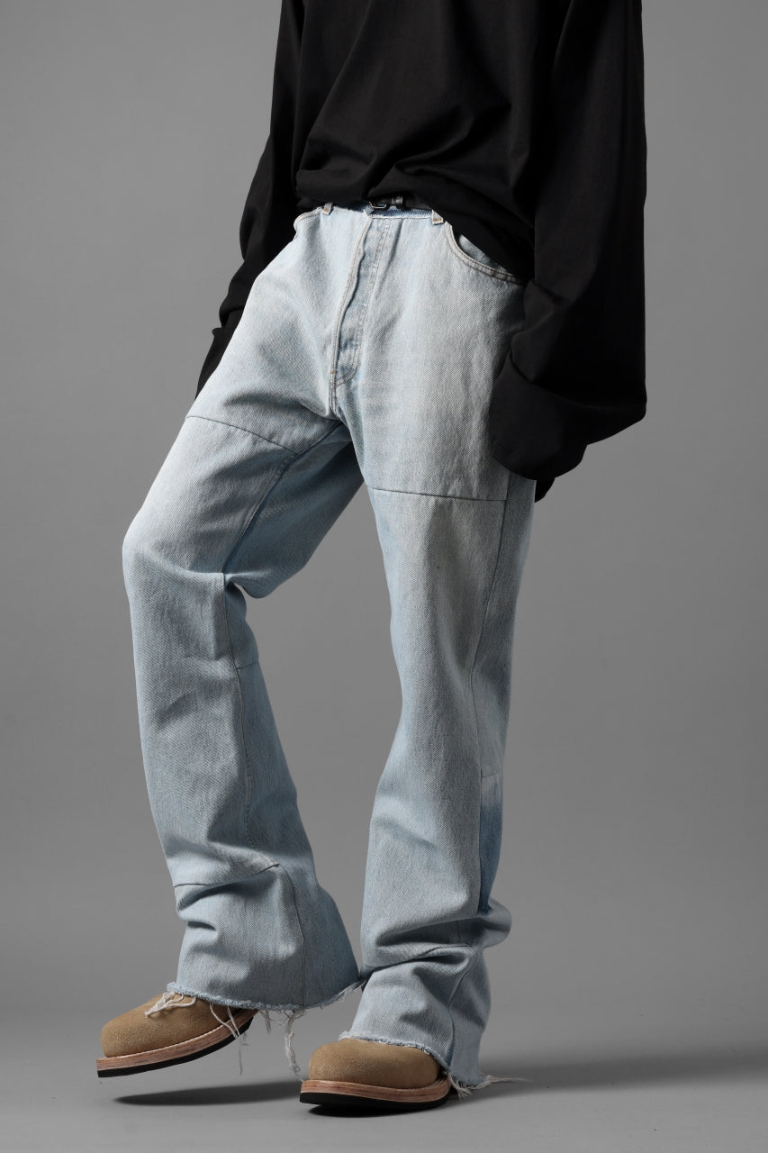 画像をギャラリービューアに読み込む, READYMADE DENIM PANTS - FLARE / (BLUE #C)