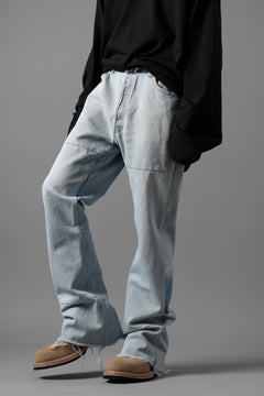 画像をギャラリービューアに読み込む, READYMADE DENIM PANTS - FLARE / (BLUE #D)