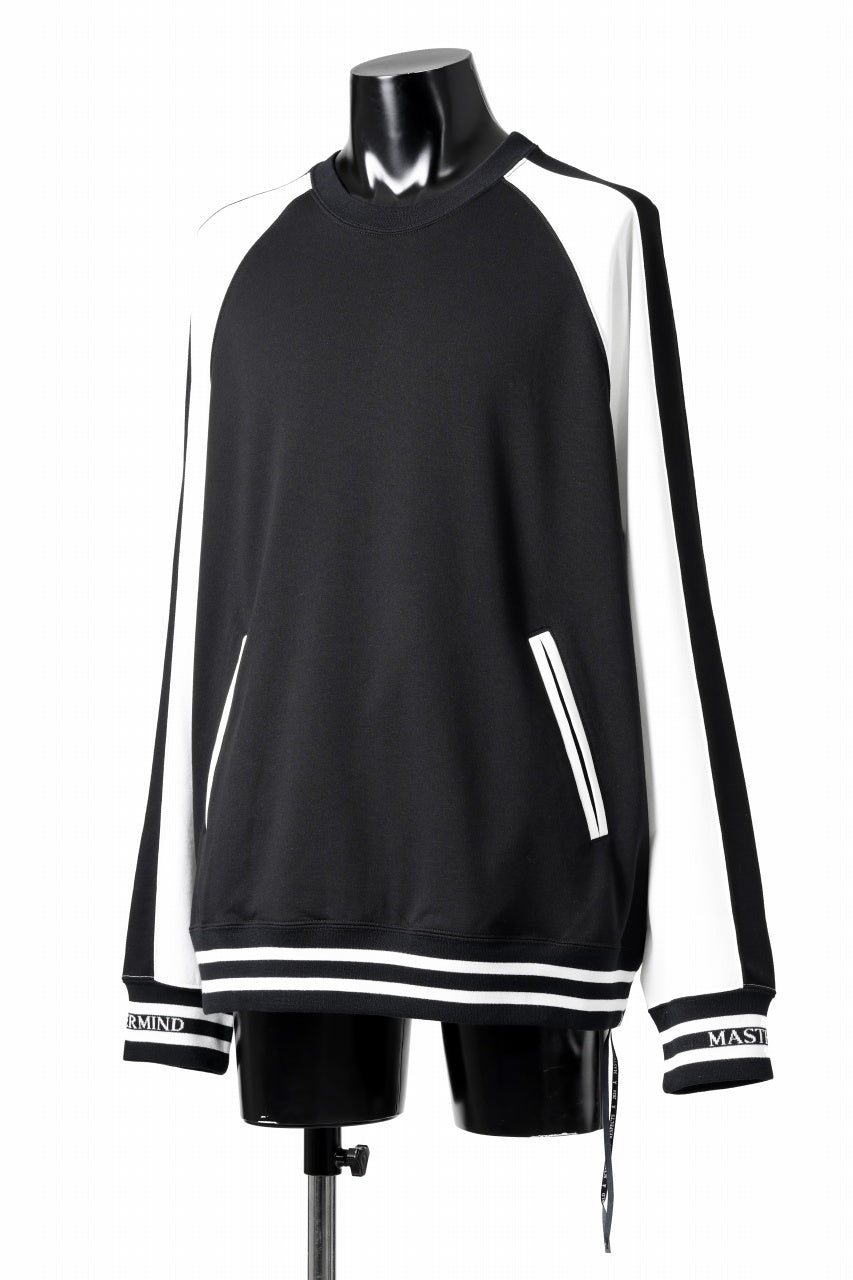 画像をギャラリービューアに読み込む, MASTERMIND WORLD SOUVENIR SWEATSHIRT / REGULAR FIT (BLACK x WHITE)