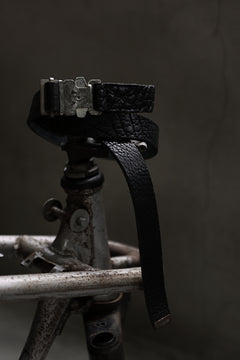 画像をギャラリービューアに読み込む, ierib detachable buckle belt / one piece rough bull (BLACK)