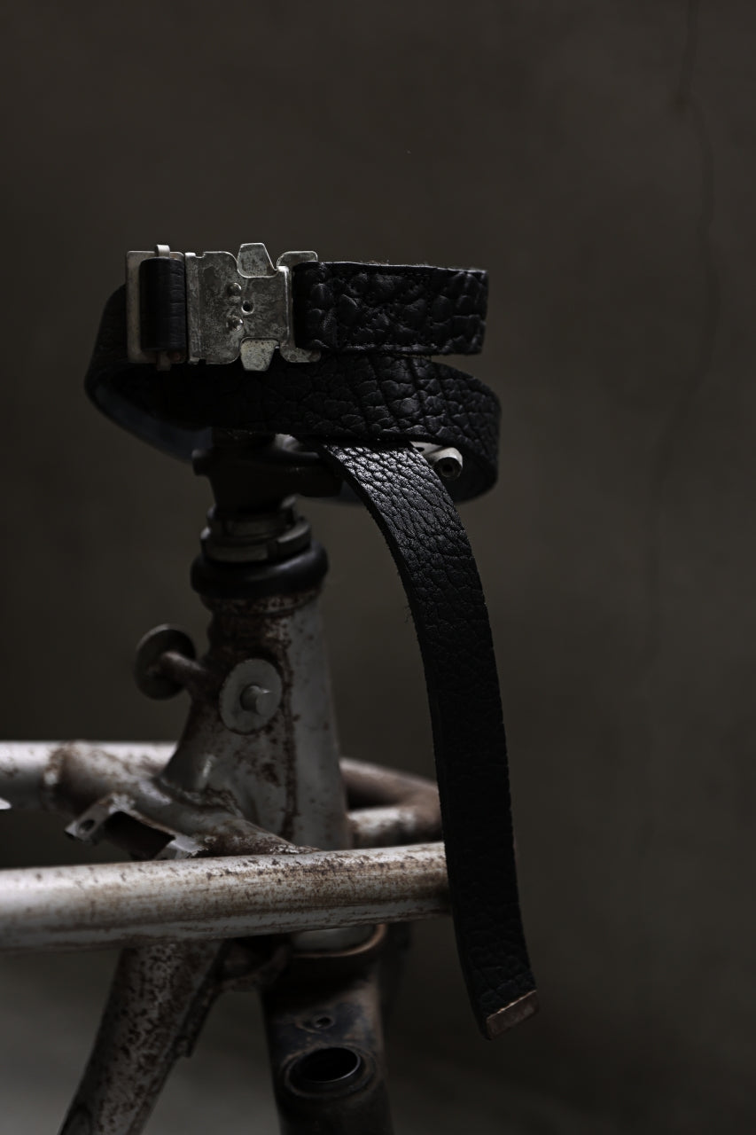 画像をギャラリービューアに読み込む, ierib detachable buckle belt / one piece rough bull (BLACK)