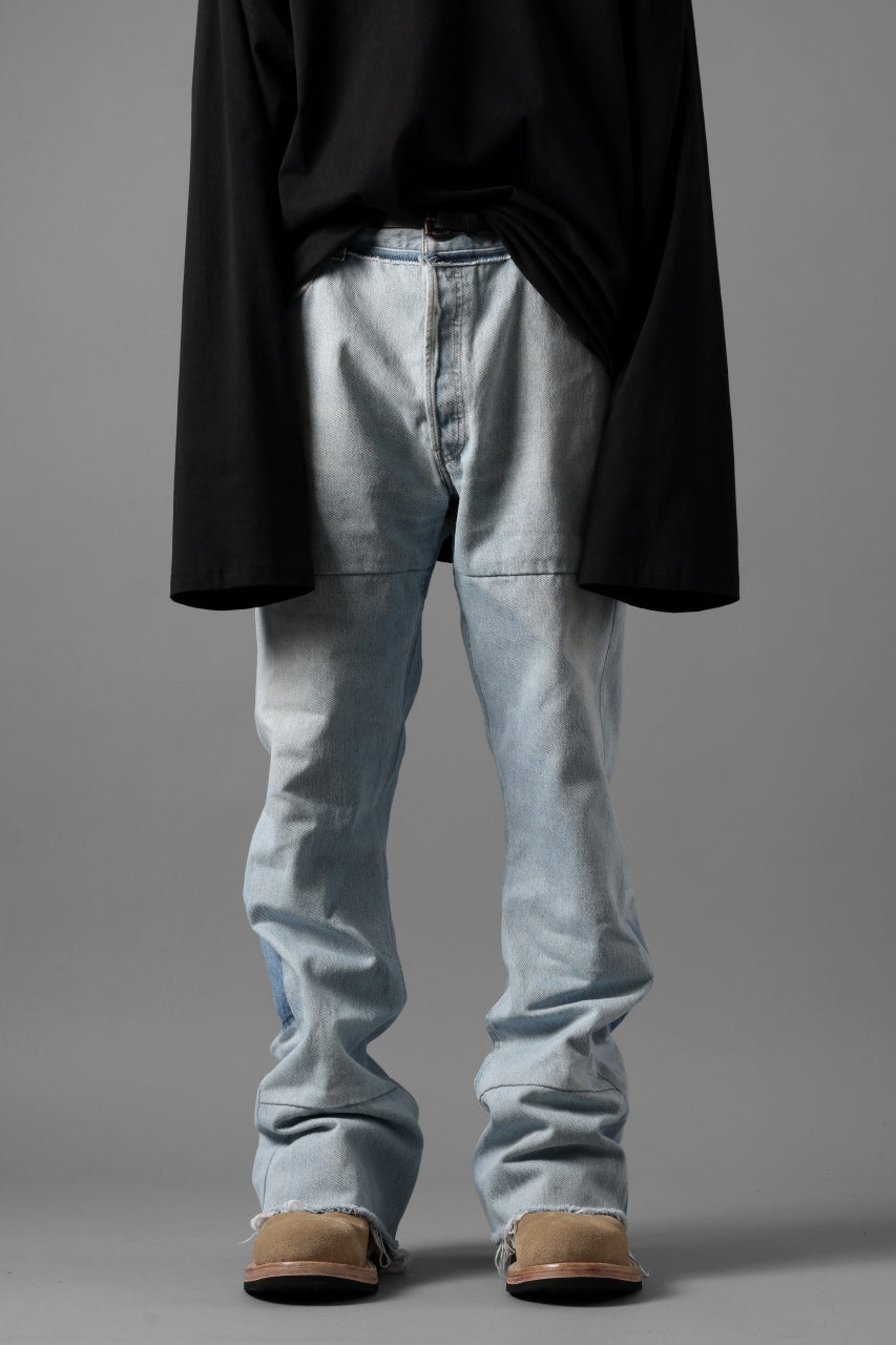 画像をギャラリービューアに読み込む, READYMADE DENIM PANTS - FLARE / (BLUE #E)