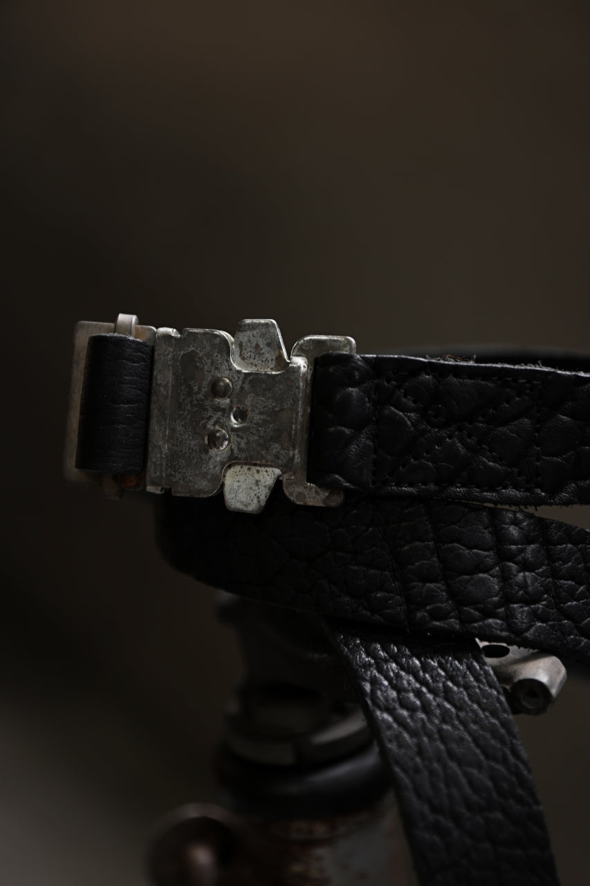 画像をギャラリービューアに読み込む, ierib detachable buckle belt / one piece rough bull (BLACK)
