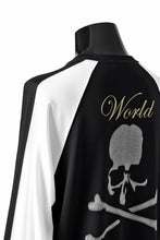 画像をギャラリービューアに読み込む, MASTERMIND WORLD SOUVENIR SWEATSHIRT / REGULAR FIT (BLACK x WHITE)