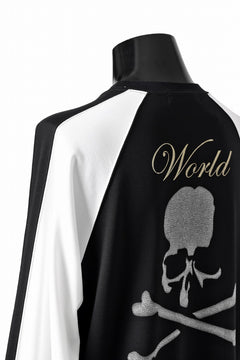 画像をギャラリービューアに読み込む, MASTERMIND WORLD SOUVENIR SWEATSHIRT / REGULAR FIT (BLACK x WHITE)