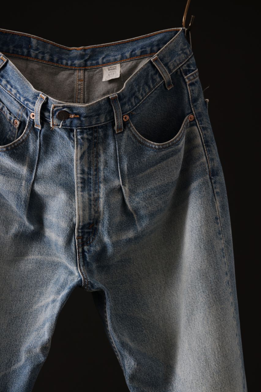 画像をギャラリービューアに読み込む, CHANGES REMAKE DENIM PANTS / VINTAGE LEVI’S JEANS (INDIGO #B)