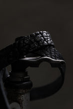 画像をギャラリービューアに読み込む, ierib detachable buckle belt / one piece rough bull (BLACK)