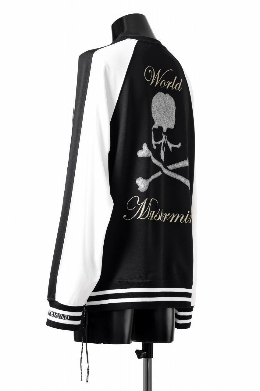 画像をギャラリービューアに読み込む, MASTERMIND WORLD SOUVENIR SWEATSHIRT / REGULAR FIT (BLACK x WHITE)