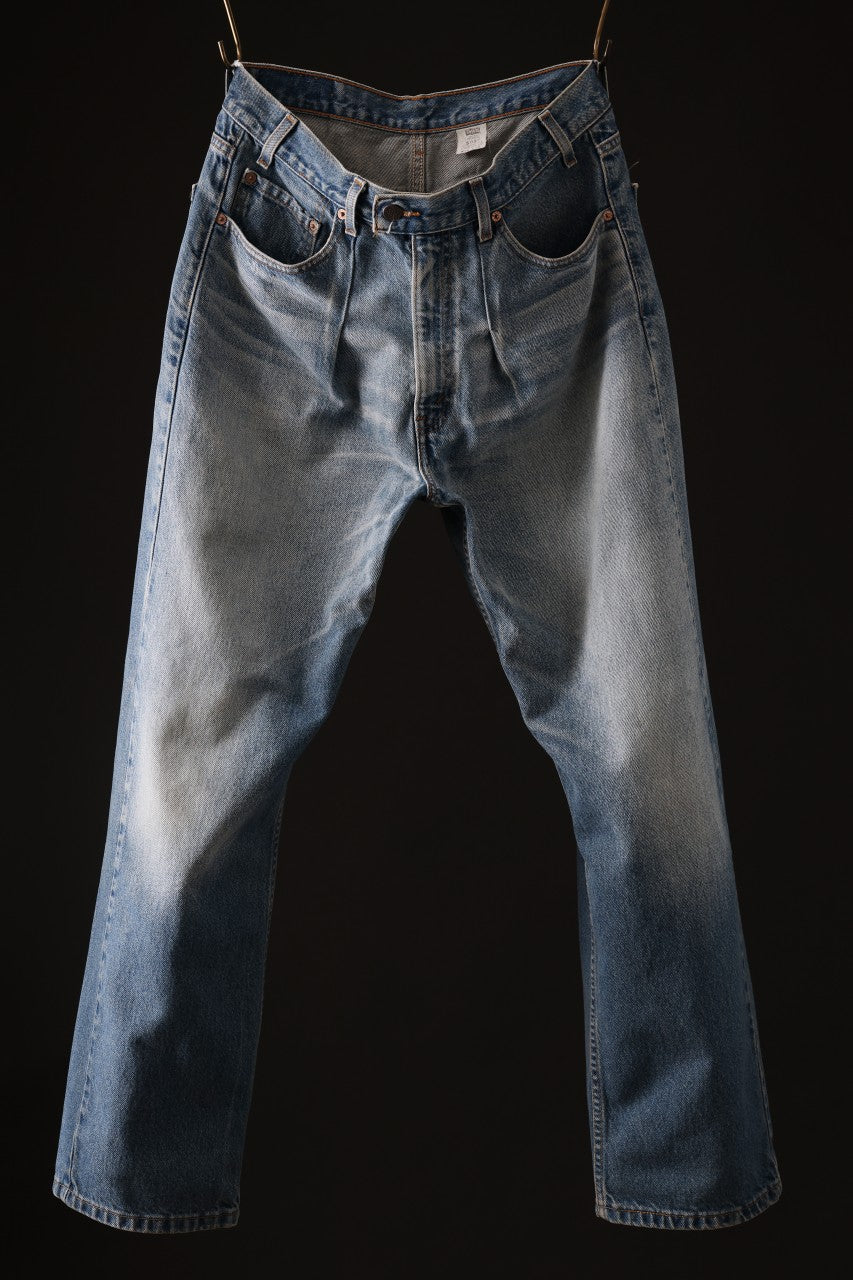 画像をギャラリービューアに読み込む, CHANGES REMAKE DENIM PANTS / VINTAGE LEVI’S JEANS (INDIGO #B)