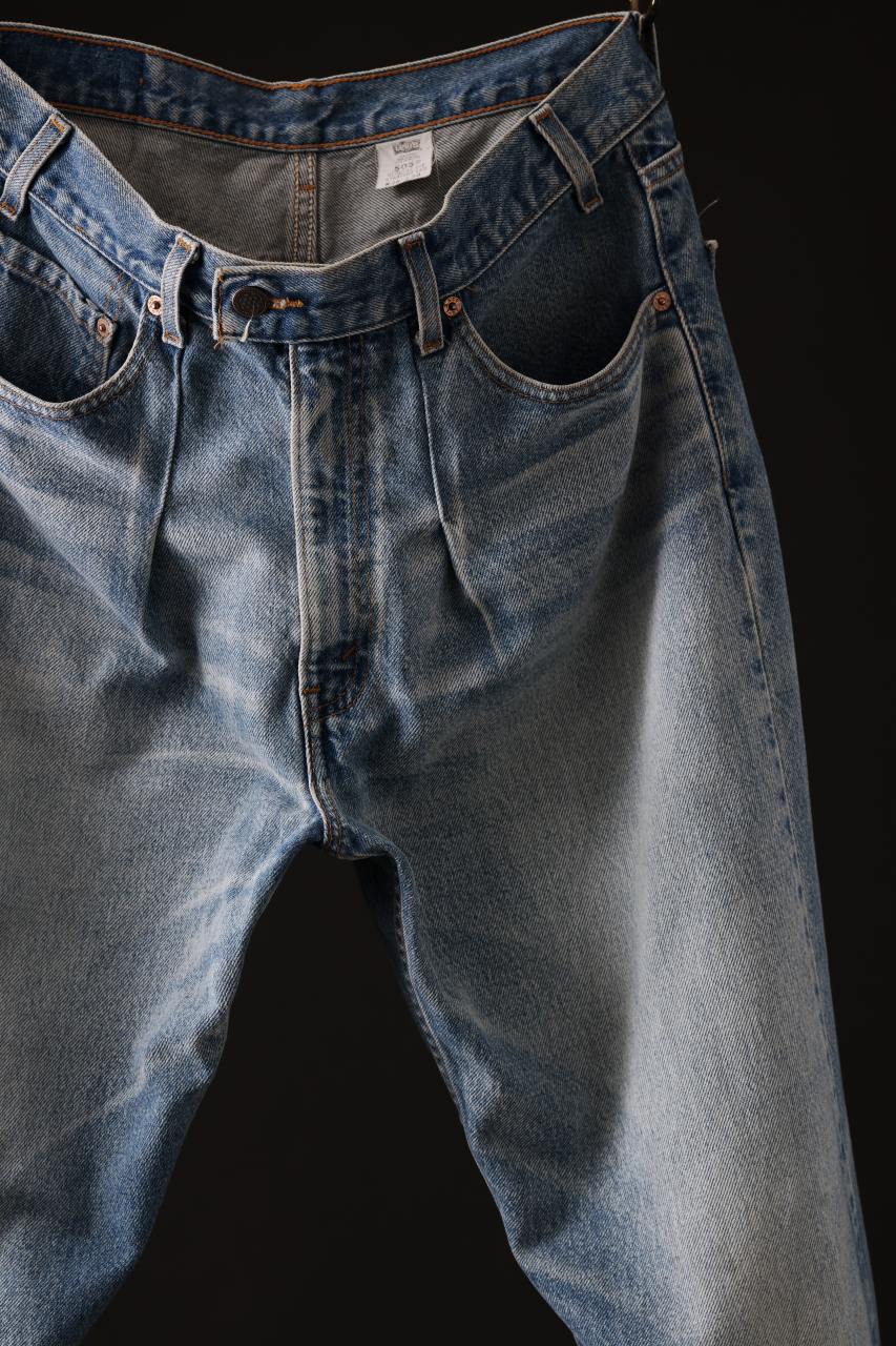 画像をギャラリービューアに読み込む, CHANGES REMAKE DENIM PANTS / VINTAGE LEVI’S JEANS (INDIGO #B)