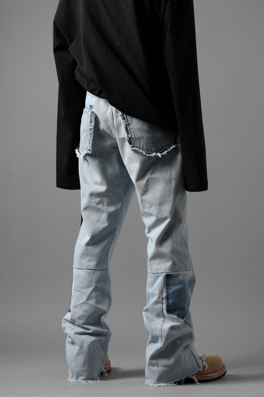 画像をギャラリービューアに読み込む, READYMADE DENIM PANTS - FLARE / (BLUE #B)