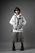 画像をギャラリービューアに読み込む, ISAMU KATAYAMA BACKLASH JP-CALF NATURAL DYED GARMENT-WASH DOUBLE RIDERS VEST (WHITE)