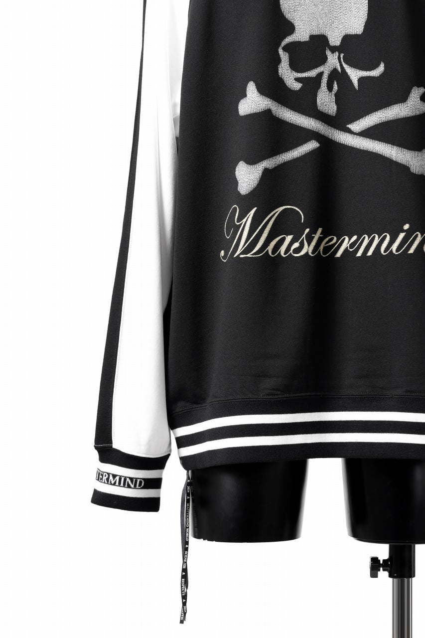 画像をギャラリービューアに読み込む, MASTERMIND WORLD SOUVENIR SWEATSHIRT / REGULAR FIT (BLACK x WHITE)