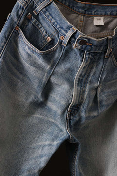 画像をギャラリービューアに読み込む, CHANGES REMAKE DENIM PANTS / VINTAGE LEVI’S JEANS (INDIGO #B)