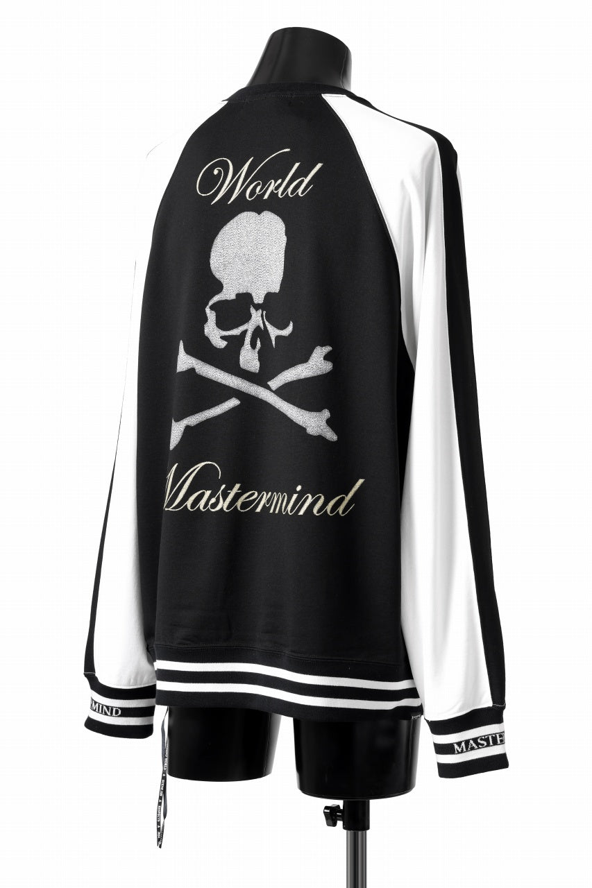 画像をギャラリービューアに読み込む, MASTERMIND WORLD SOUVENIR SWEATSHIRT / REGULAR FIT (BLACK x WHITE)