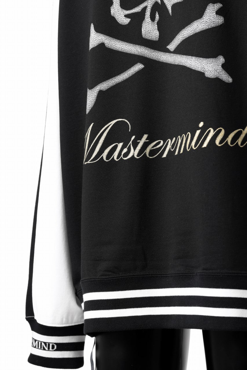 画像をギャラリービューアに読み込む, MASTERMIND WORLD SOUVENIR SWEATSHIRT / REGULAR FIT (BLACK x WHITE)