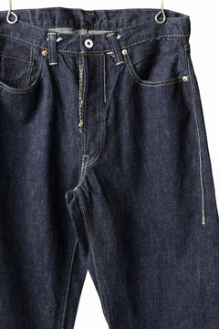 画像をギャラリービューアに読み込む, FULLCOUNT WWⅡ Model Brown Cotton Denim Pants / 13.7oz Zimbabwe Selvedge Denim (INDIGO BLUE / ONE WASHED)
