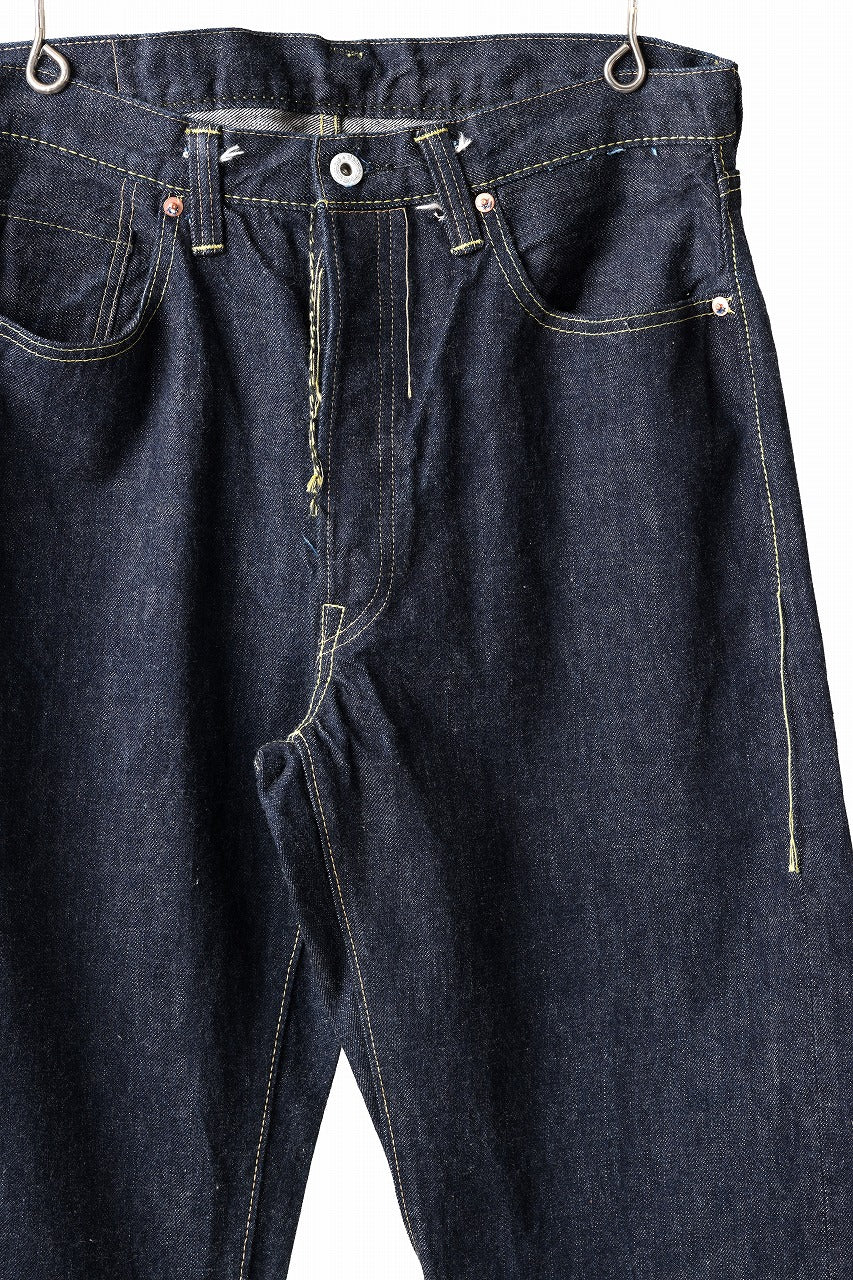 画像をギャラリービューアに読み込む, FULLCOUNT WWⅡ Model Brown Cotton Denim Pants / 13.7oz Zimbabwe Selvedge Denim (INDIGO BLUE / ONE WASHED)