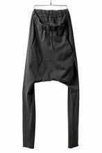 Load image into Gallery viewer, m.a+ elastic waist low crotch 2 pocket pants / P571/MJP1 (CARBON)