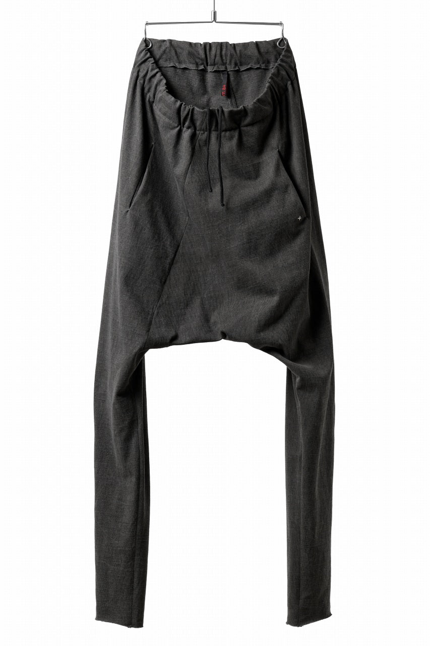 Load image into Gallery viewer, m.a+ elastic waist low crotch 2 pocket pants / P571/MJP1 (CARBON)