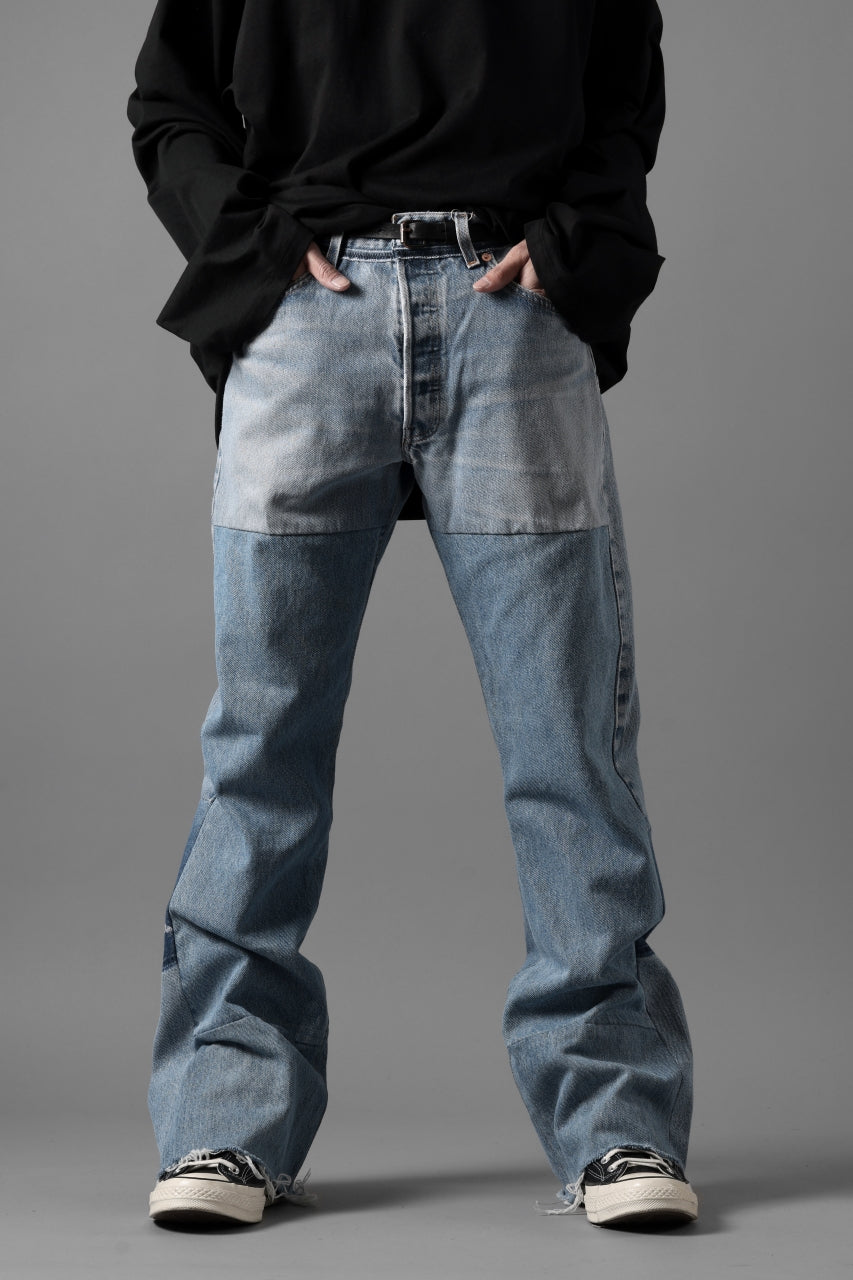 画像をギャラリービューアに読み込む, READYMADE DENIM PANTS - FLARE / (BLUE #G)