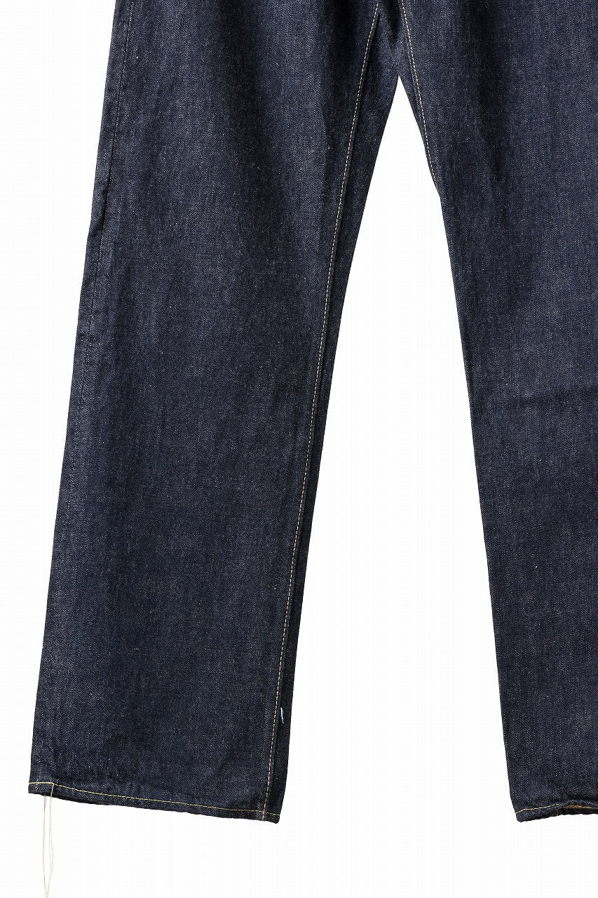 画像をギャラリービューアに読み込む, FULLCOUNT WWⅡ Model Brown Cotton Denim Pants / 13.7oz Zimbabwe Selvedge Denim (INDIGO BLUE / ONE WASHED)