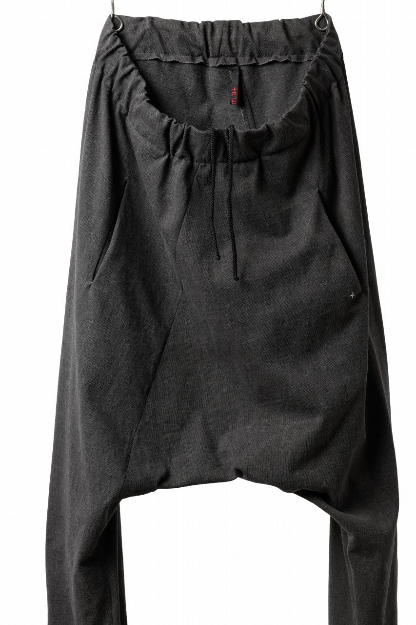 Load image into Gallery viewer, m.a+ elastic waist low crotch 2 pocket pants / P571/MJP1 (CARBON)