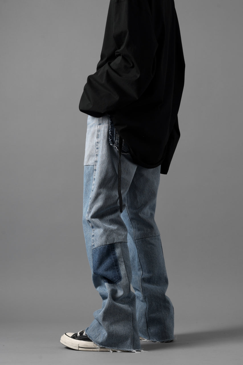 画像をギャラリービューアに読み込む, READYMADE DENIM PANTS - FLARE / (BLUE #G)