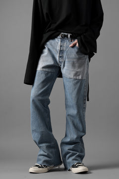 画像をギャラリービューアに読み込む, READYMADE DENIM PANTS - FLARE / (BLUE #E)
