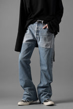 画像をギャラリービューアに読み込む, READYMADE DENIM PANTS - FLARE / (BLUE #C)