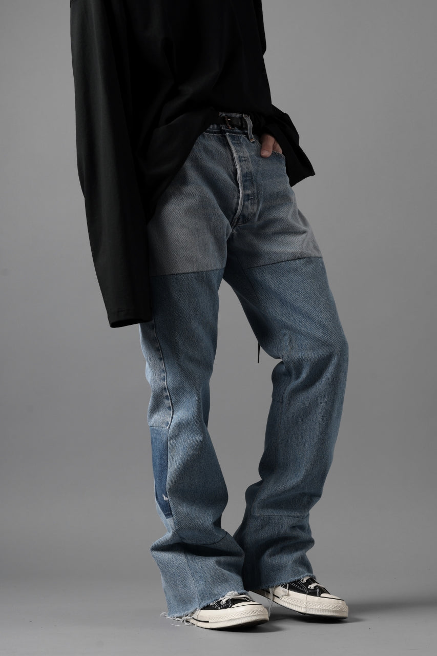画像をギャラリービューアに読み込む, READYMADE DENIM PANTS - FLARE / (BLUE #G)