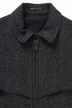 画像をギャラリービューアに読み込む, Y's for men BLOUSON with HAND STITCH / HOUNDSTOOTH WOOL (BLACK)