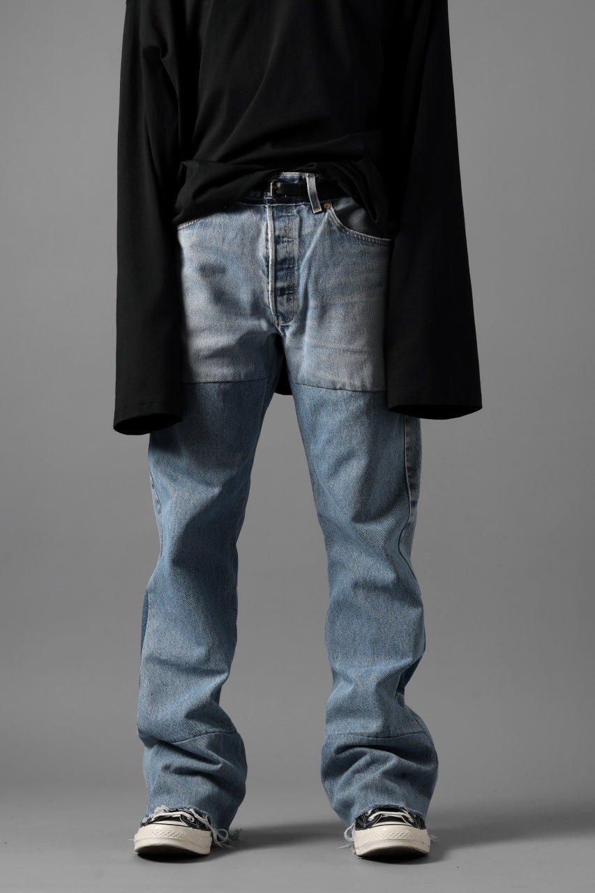 画像をギャラリービューアに読み込む, READYMADE DENIM PANTS - FLARE / (BLUE #E)