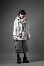 画像をギャラリービューアに読み込む, ISAMU KATAYAMA BACKLASH JP-CALF NATURAL DYED GARMENT-WASH DOUBLE RIDERS VEST (WHITE)