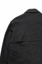 画像をギャラリービューアに読み込む, Y's for men BLOUSON with HAND STITCH / HOUNDSTOOTH WOOL (BLACK)